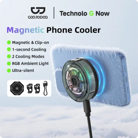GOOJODOQ Magnetic Phone Cooler 5-วินาที