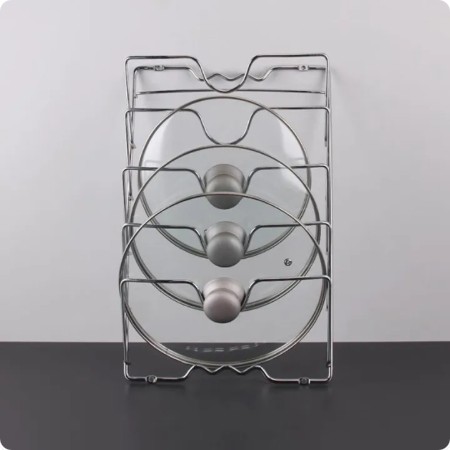 ชั้นวางฝาหม้อ แบบติดผนัง