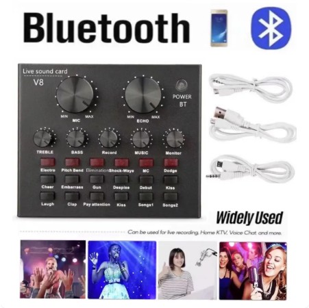 V8 V8S+ Audio Live Sound Card